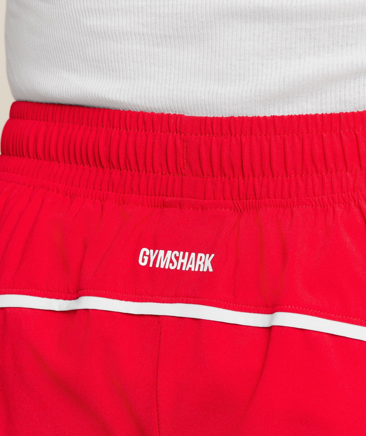 Gymshark Accent Conditioning Shorts - Athletic Red