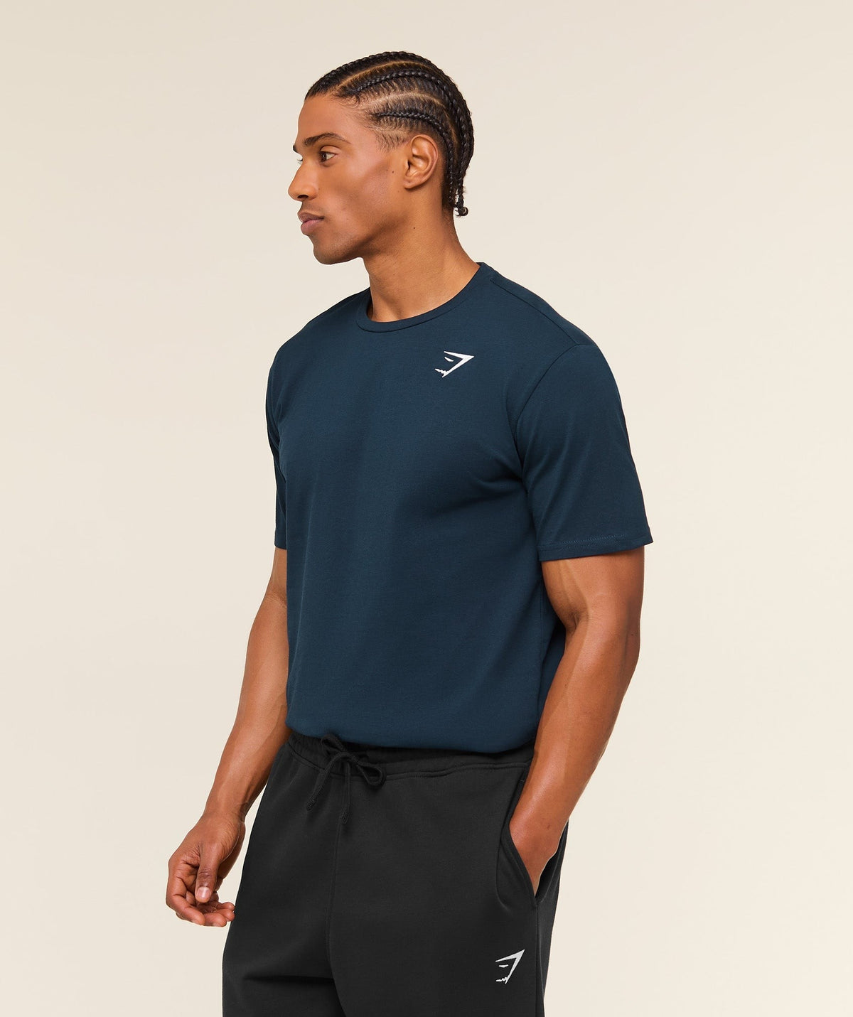 Gymshark Crest Tee - Navy
