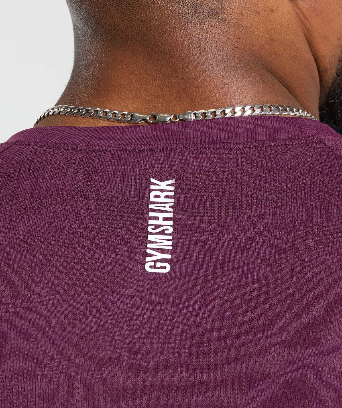 Gymshark Geo Seamless Tee - Magenta Purple/Depth Purple