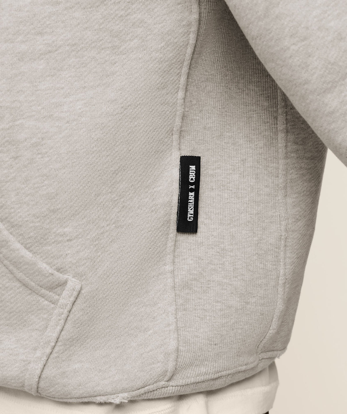 Gymshark x CBUM Washed Hoodie - Bros Stone Grey Marl