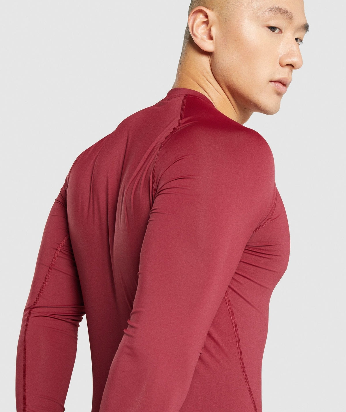 Gymshark Element Baselayer Long Sleeve Tee - Burgundy