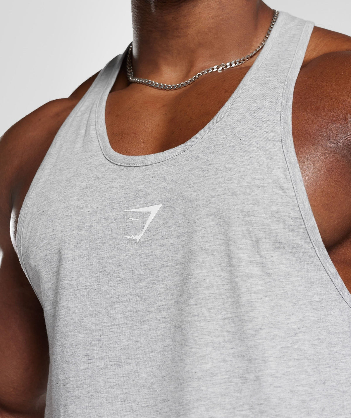 Gymshark Critical Stringer - Light Grey Core Marl