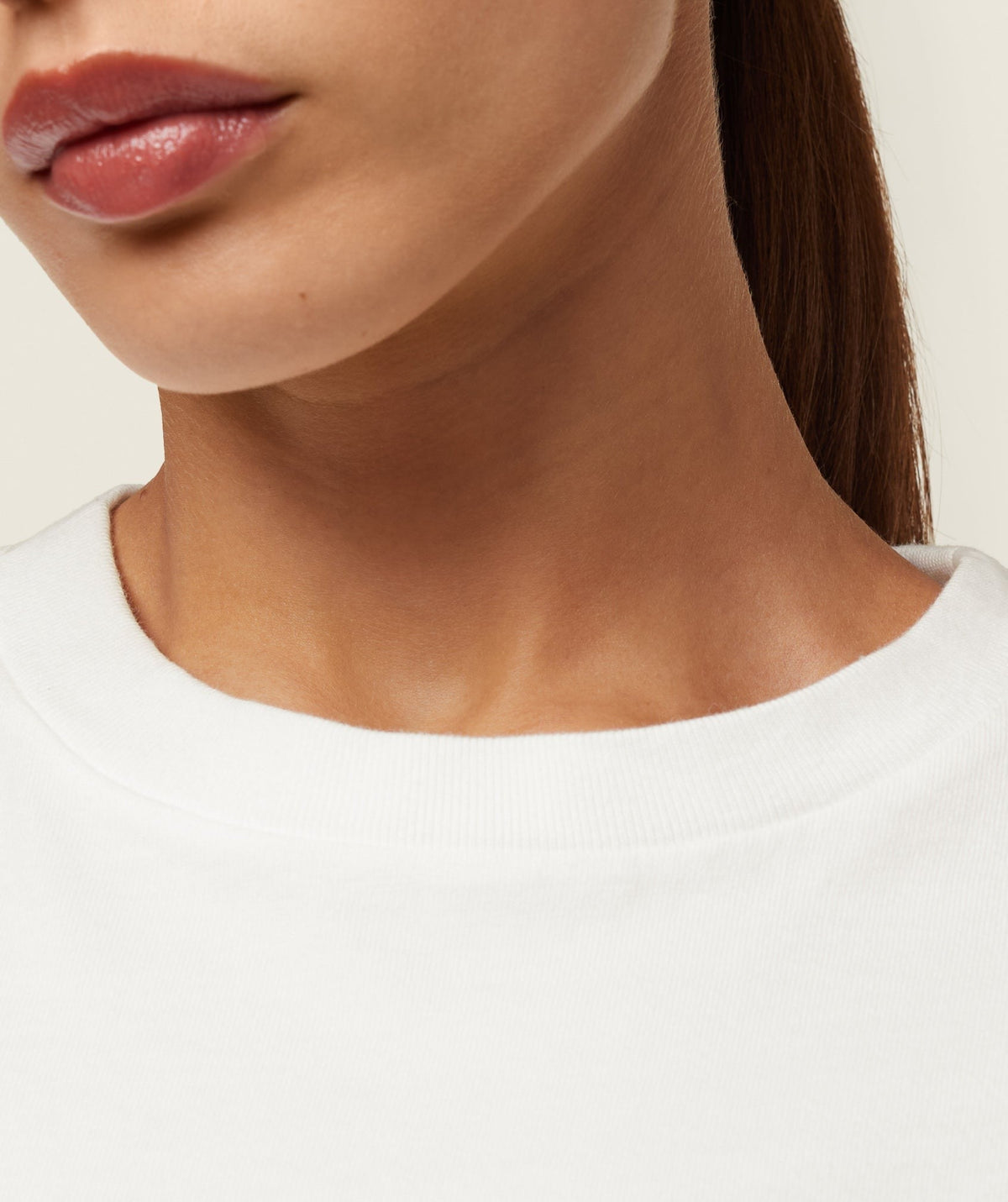 Gymshark Comfort Regular SS Top - Soft White