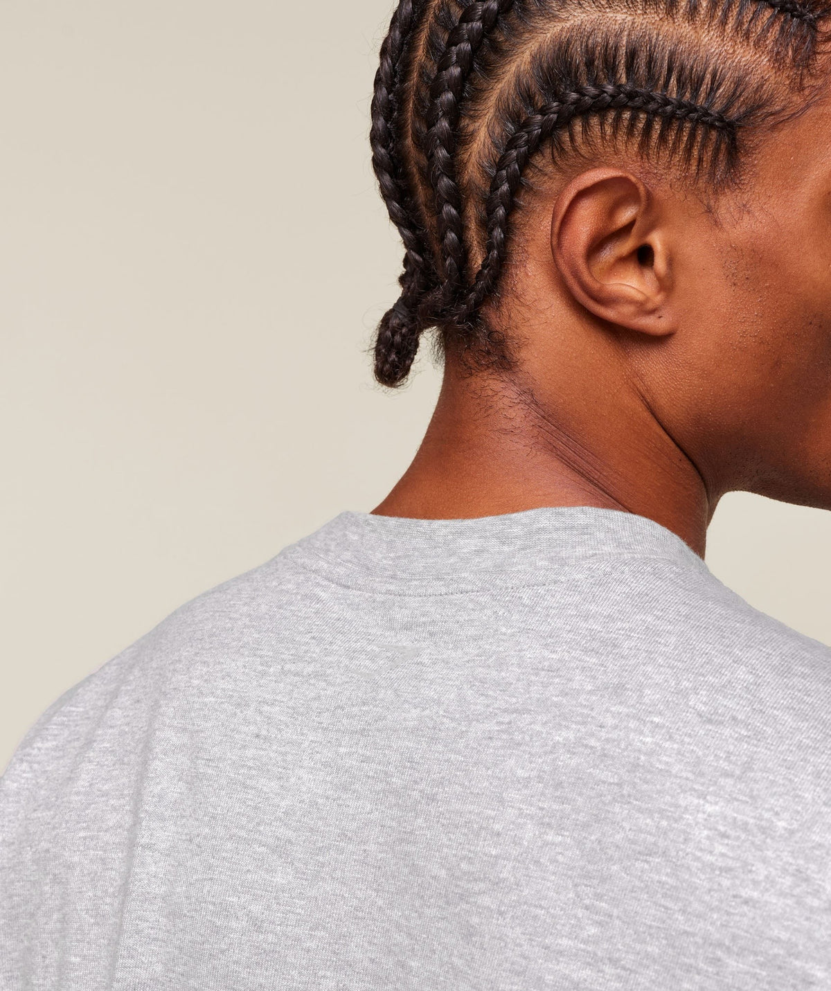 Gymshark GSLC Long Sleeve Tee - Light Grey Core Marl