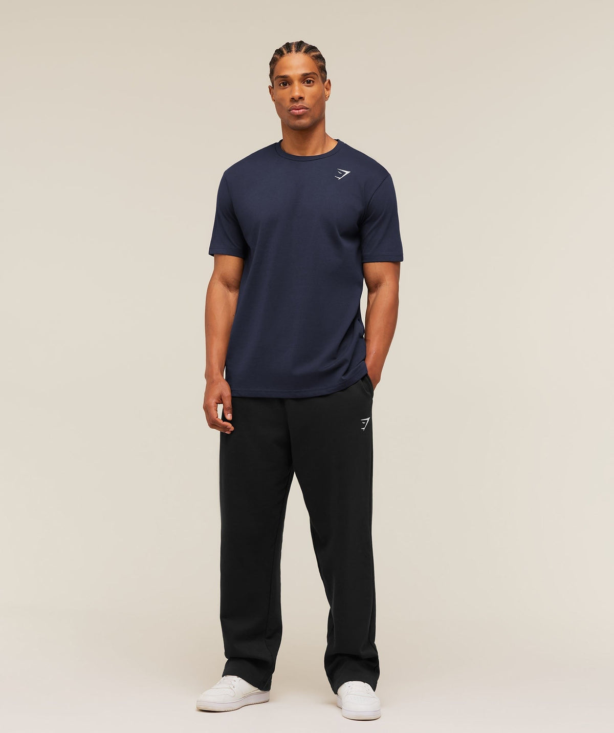 Gymshark Crest Tee - Heavy Blue