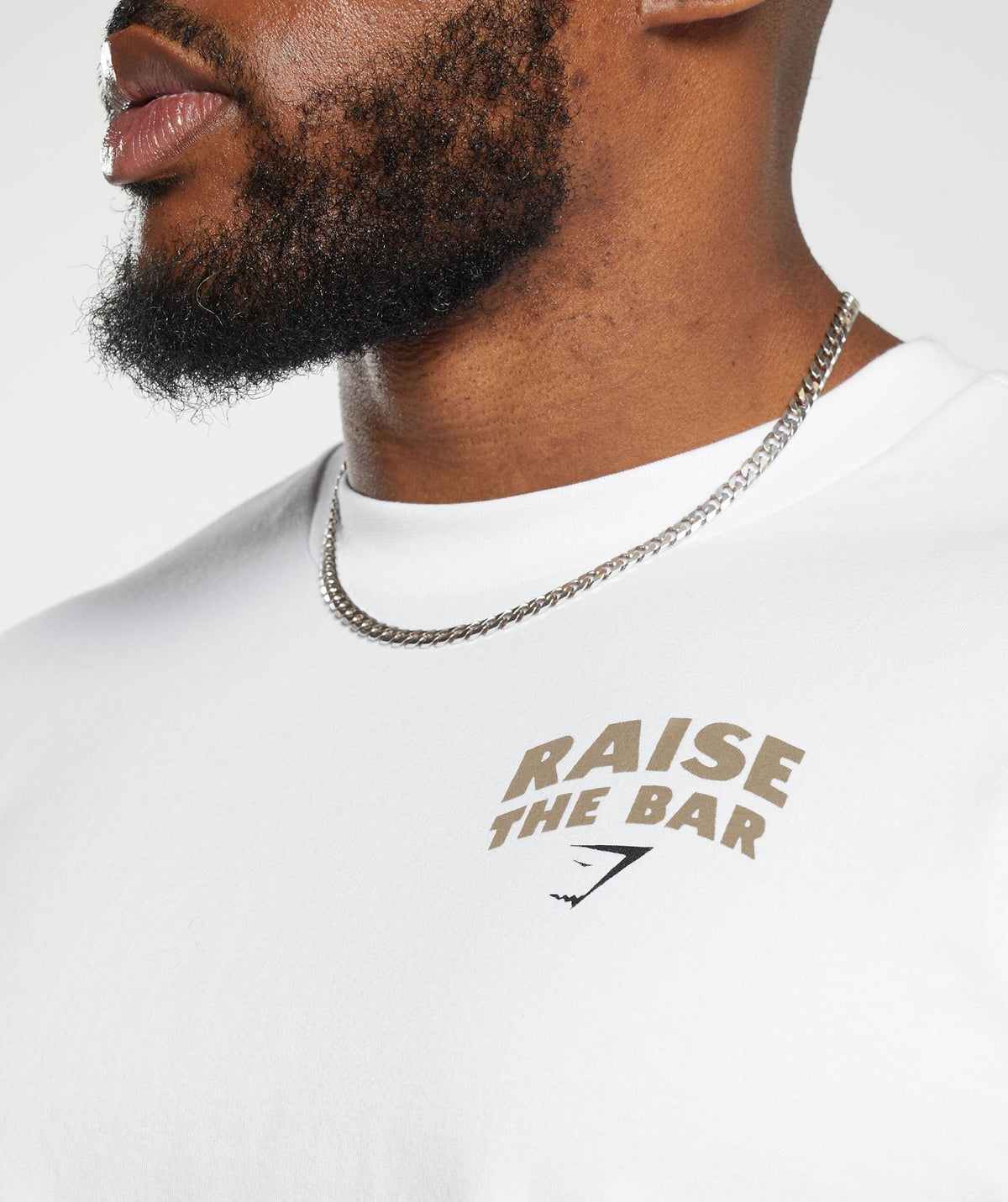 Gymshark Raise the Bar Tee - White