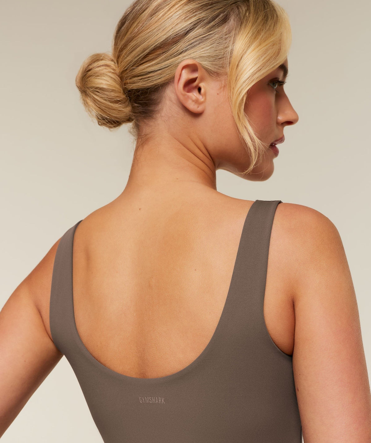 Gymshark Shape Push Up Tank - Soft Brown