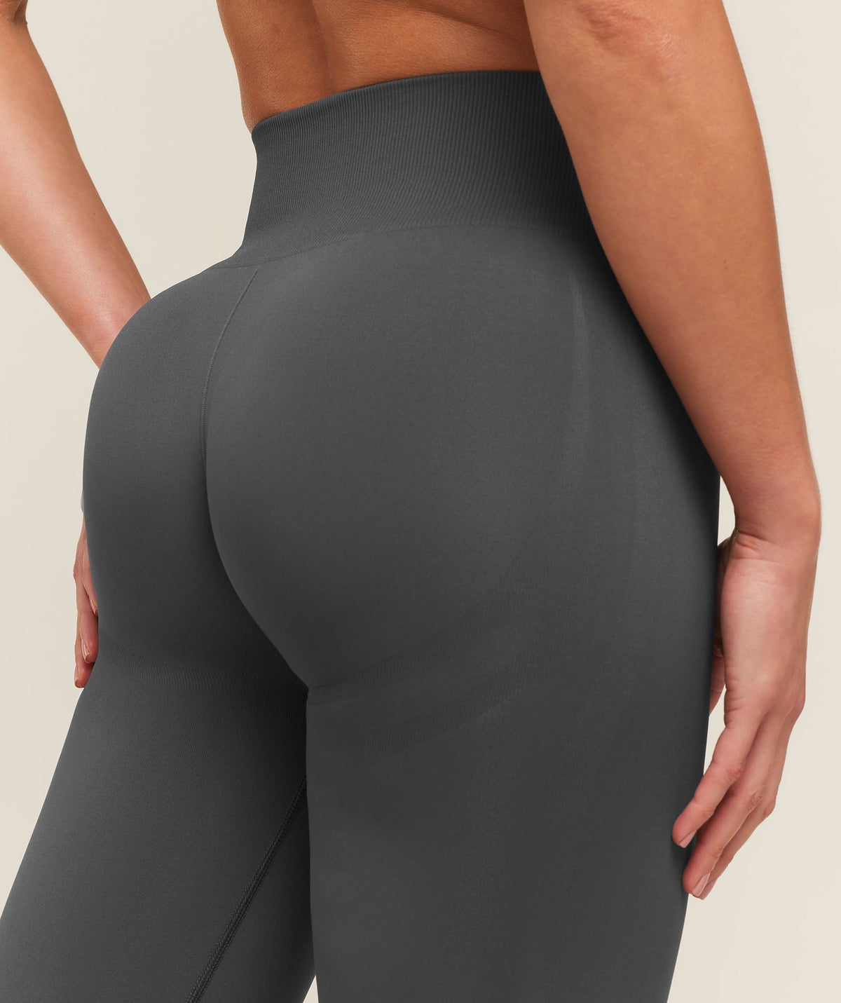 Gymshark Everyday Seamless Flared Leggings - Onyx Grey
