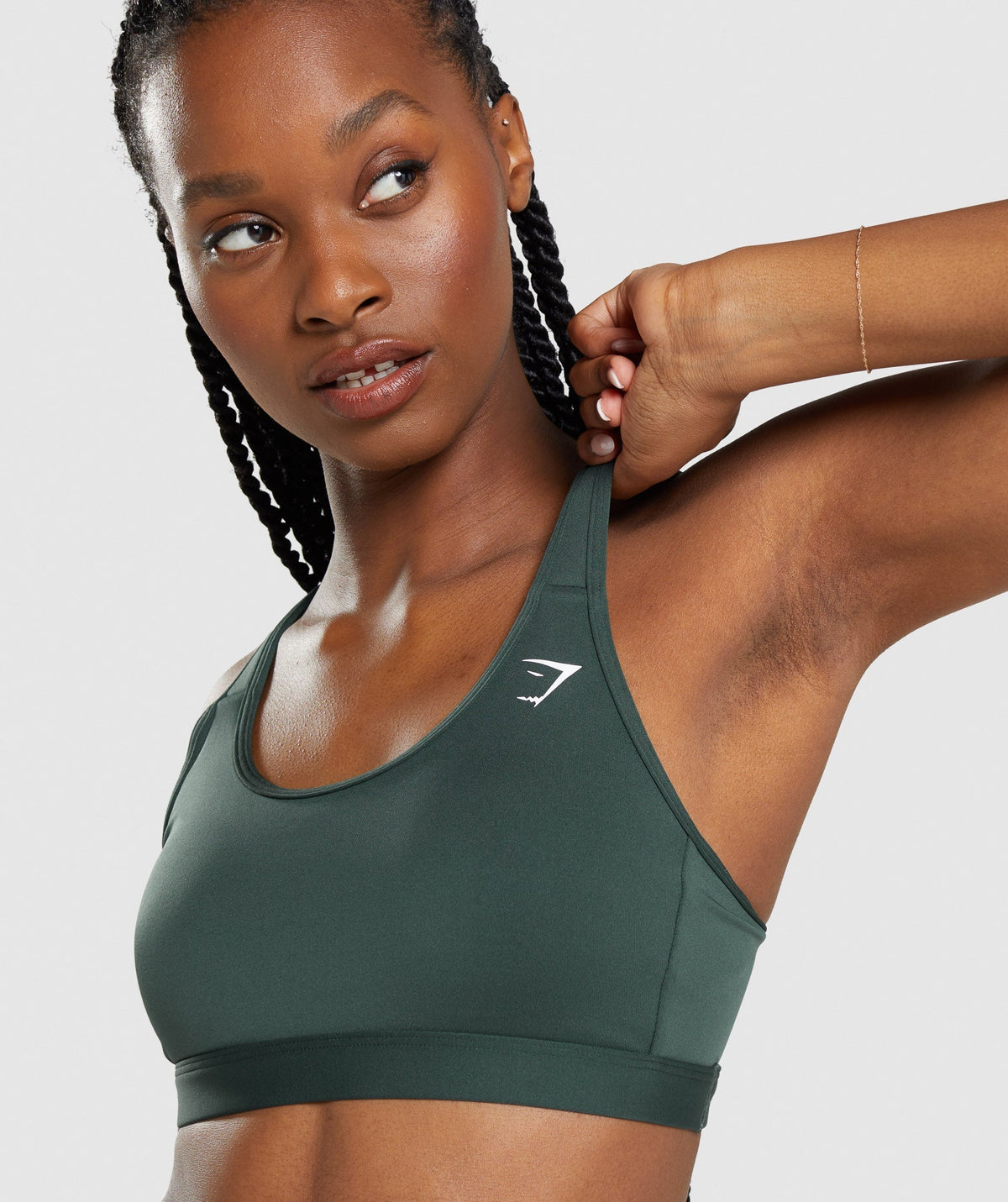 Gymshark Scoop Neck Sports Bra - Green
