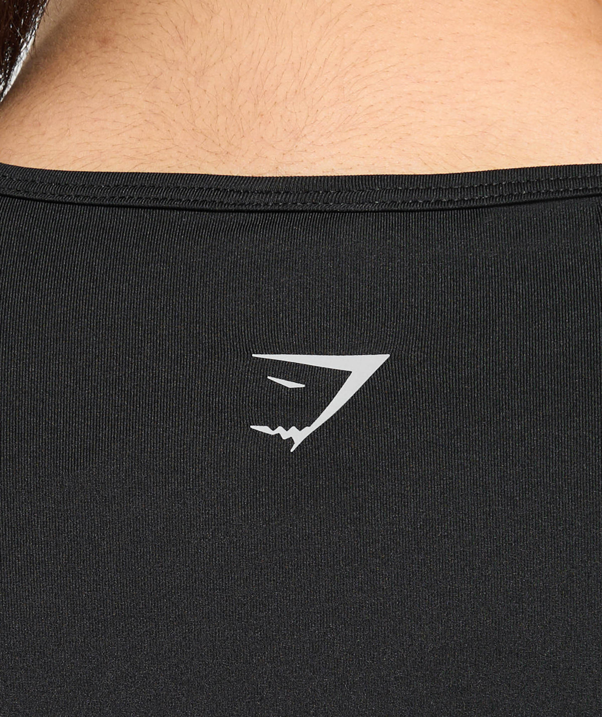 Gymshark Running Back Vent Long Sleeve Top - Black