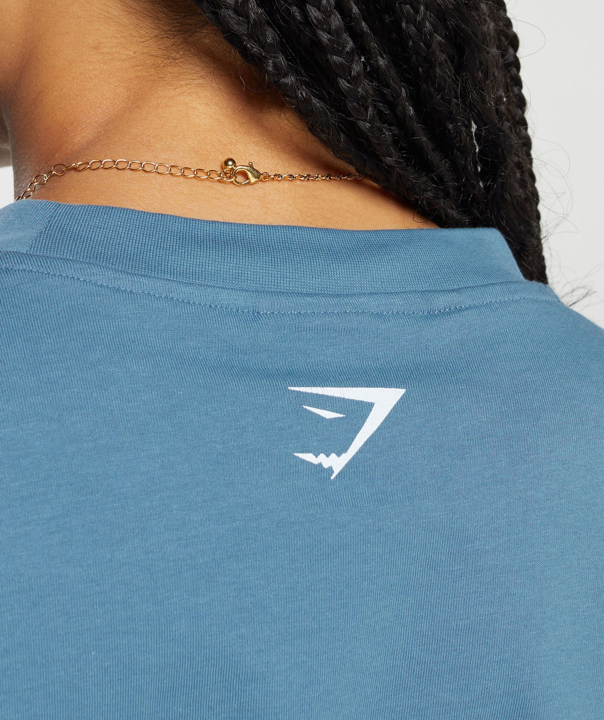 Gymshark Weightlifting Oversized Tee - Faded Blue
