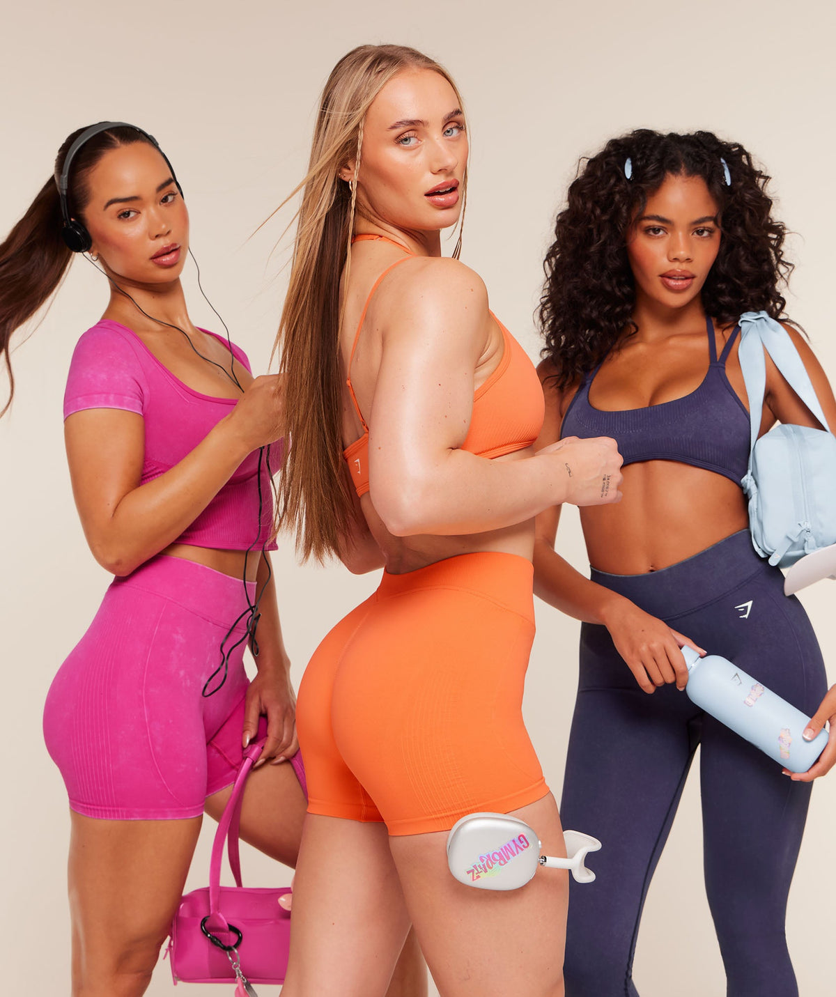 Gymshark x Bratz Shorts - Dayglow Peach
