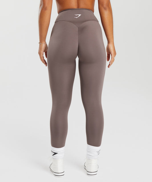 Gymshark Power Regular Leggings - Walnut Mauve
