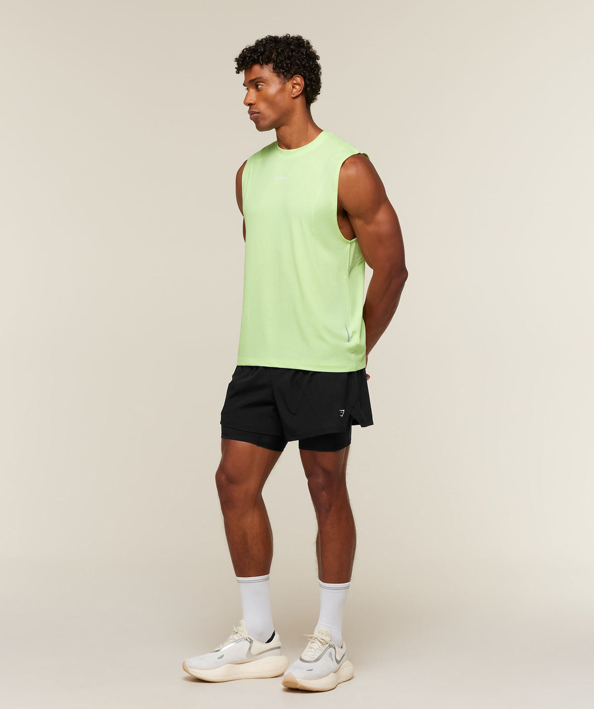 Gymshark Super Soft Running Tank - Pace Green