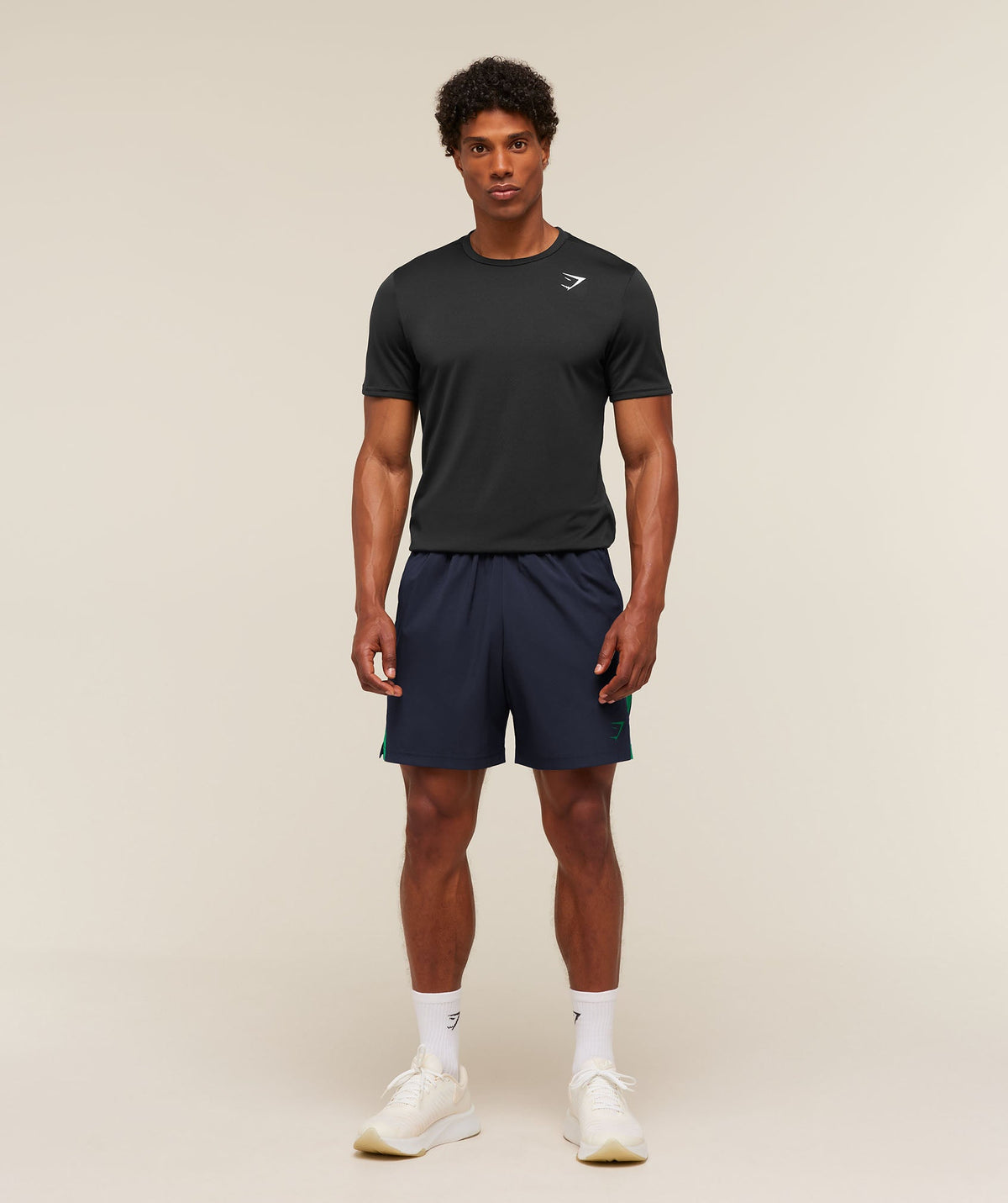 Gymshark Sport 7" Shorts - Heavy Blue/Track Green