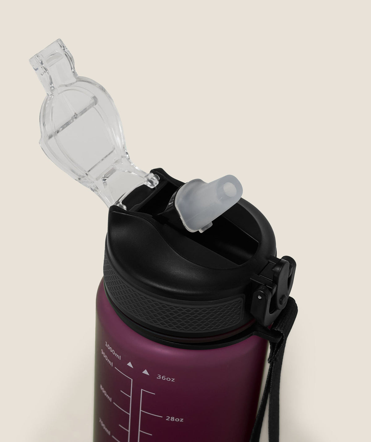 Gymshark Sports Bottle With Straw - Strength Pink