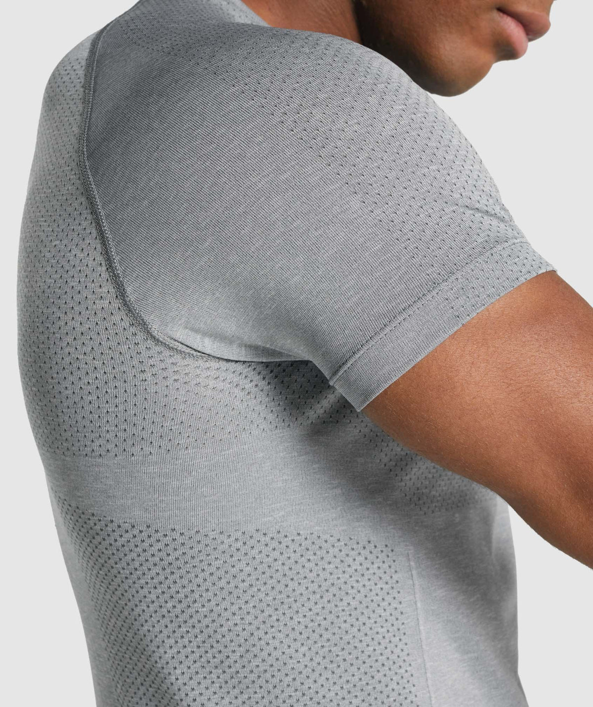 Gymshark Vital Light Tee - Charcoal Marl