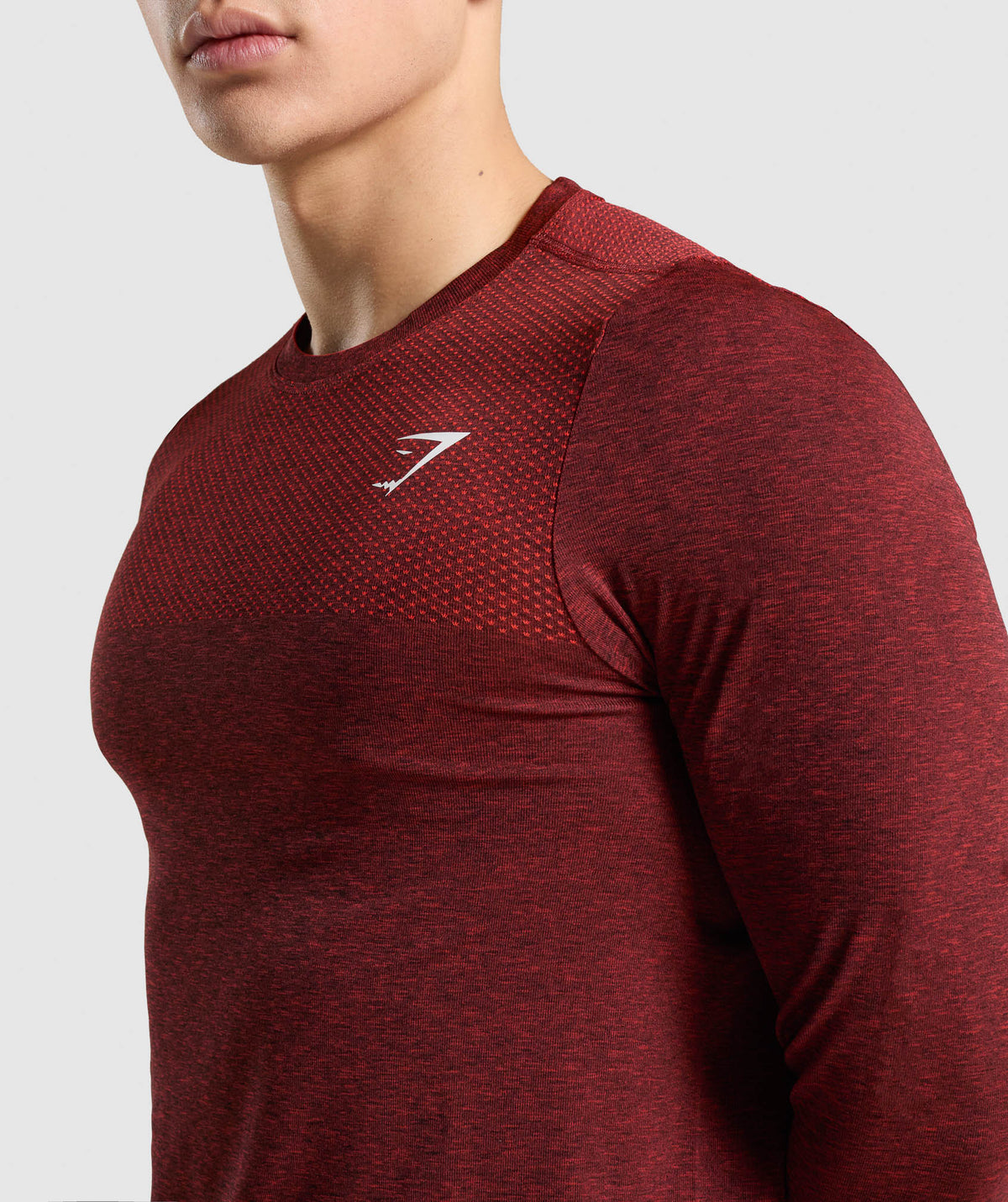 Gymshark Vital Long Sleeve Tee - Red Marl