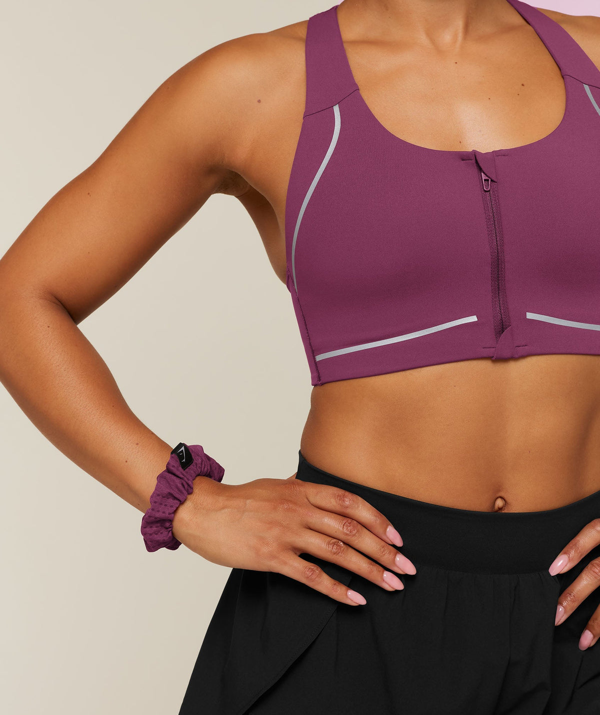 Gymshark Vital Scrunchie - Strength Pink/Marl