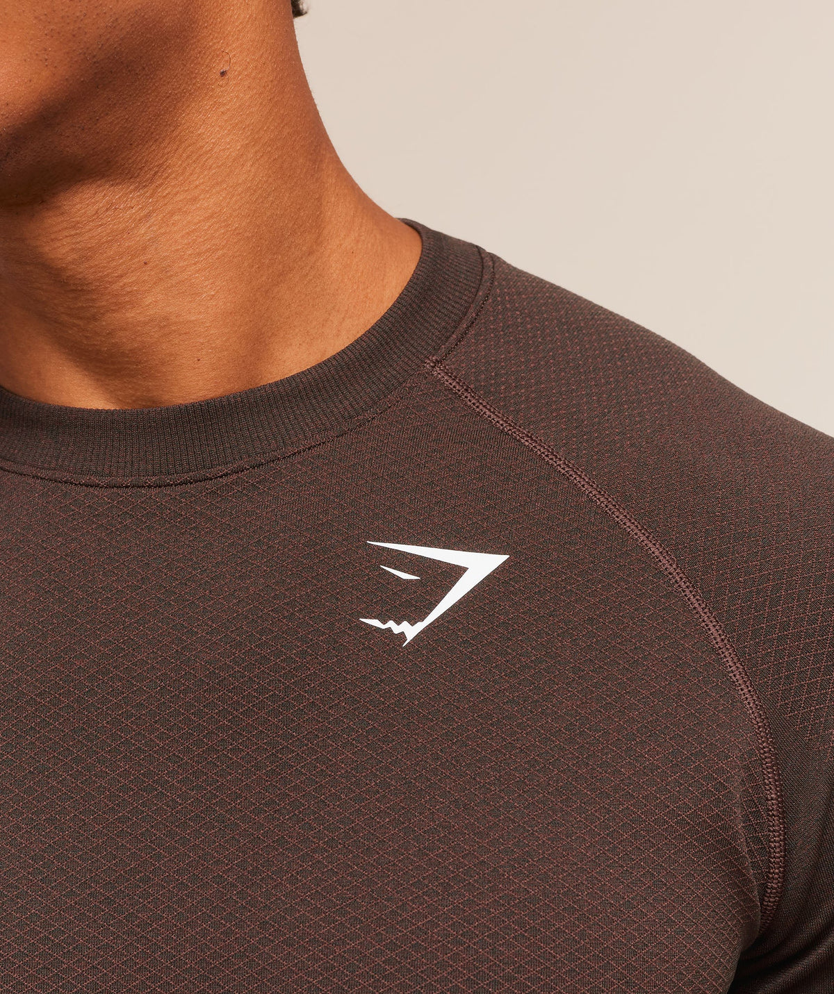 Gymshark Vital Seamless Tee - Walnut Brown/Espresso Brown