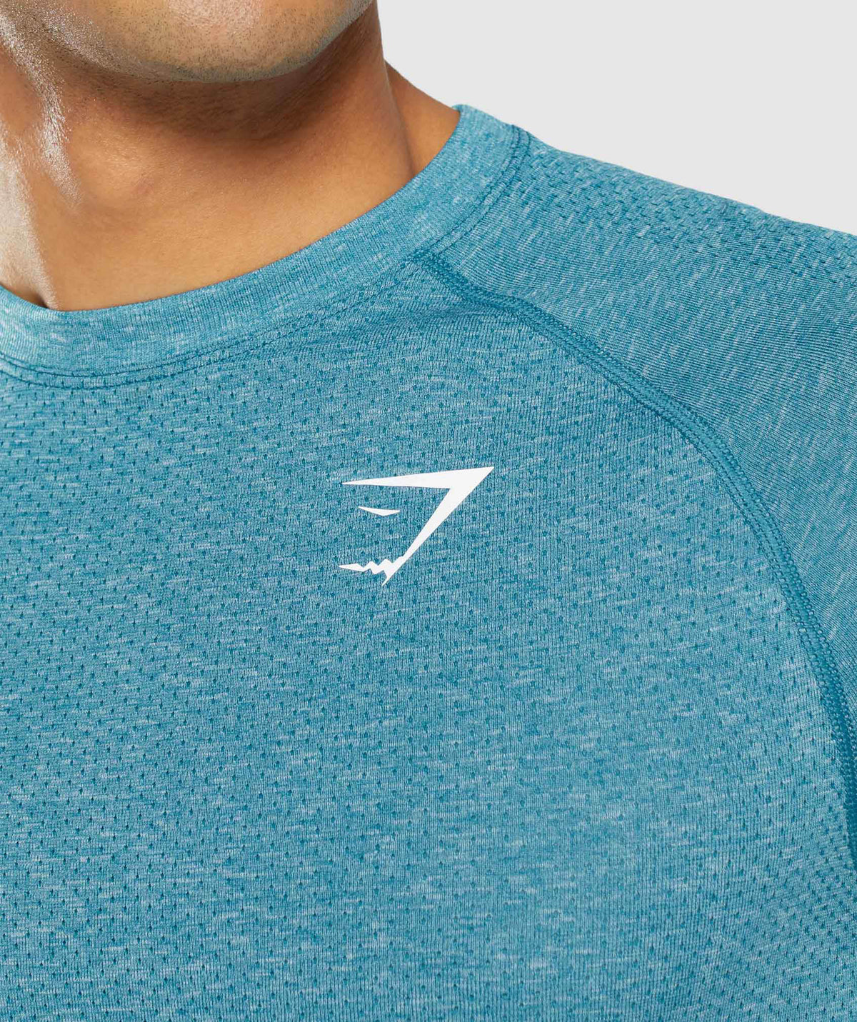 Gymshark Vital Light Tee - Tahoe Teal Marl