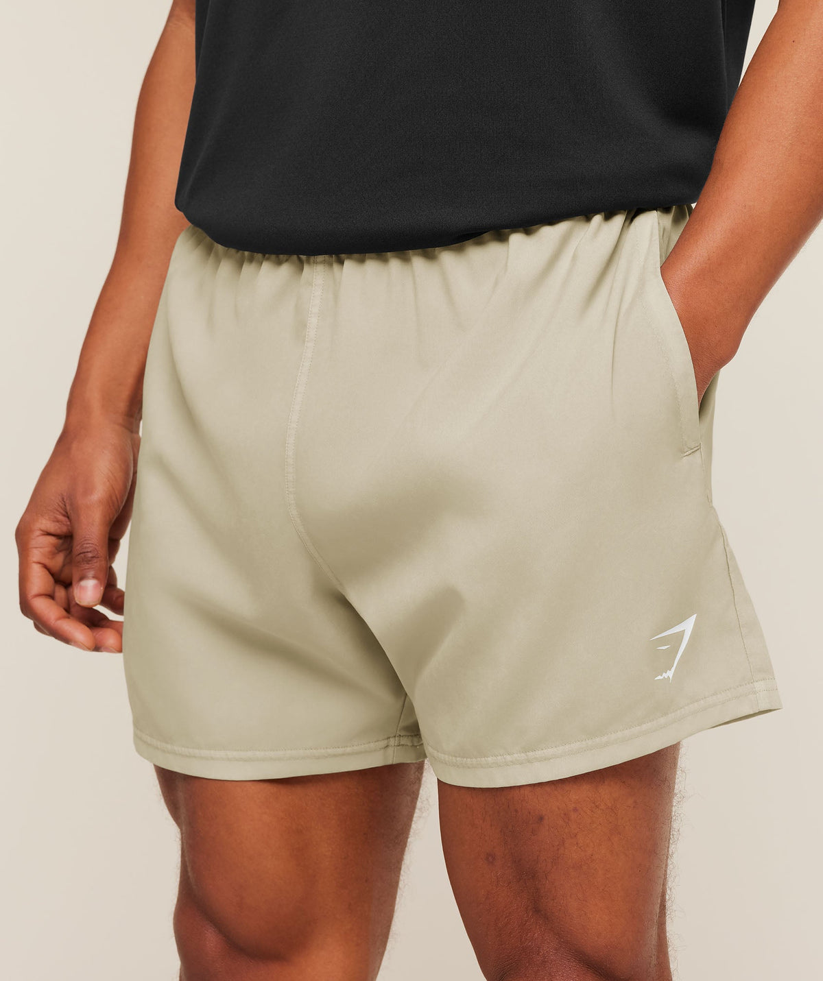Gymshark Washed Pastels Shorts - Pebble Grey/Wash