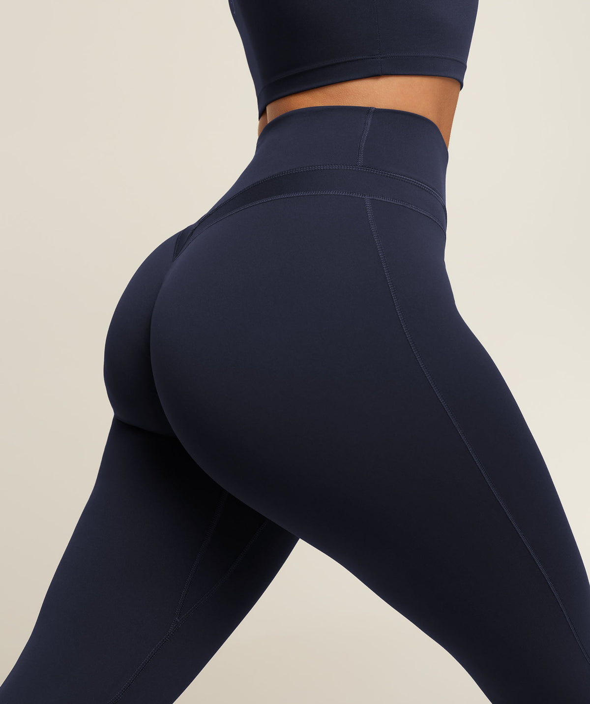Gymshark Whitney High-Rise Mini Flare Regular - Heavy Blue