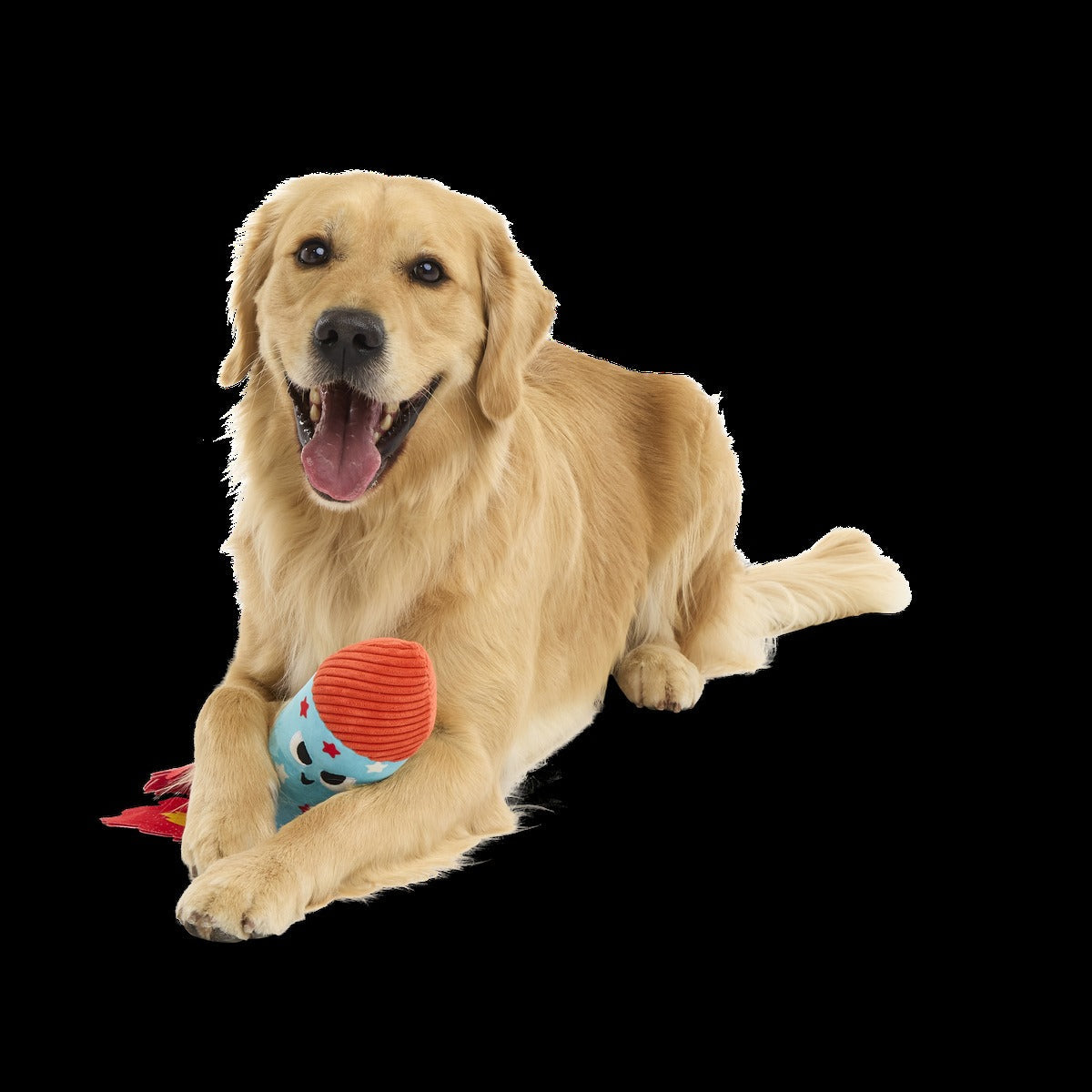 Furry Cracker Plush Tug Dog Toy