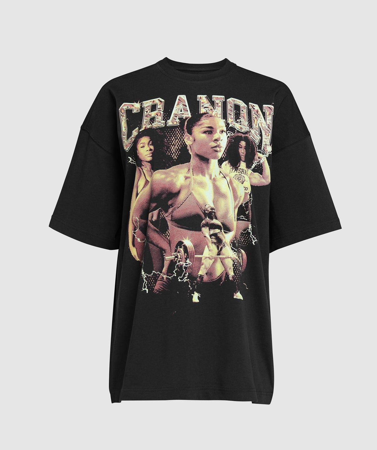 Gymshark Cranon Bootleg Graphic Tee - Black