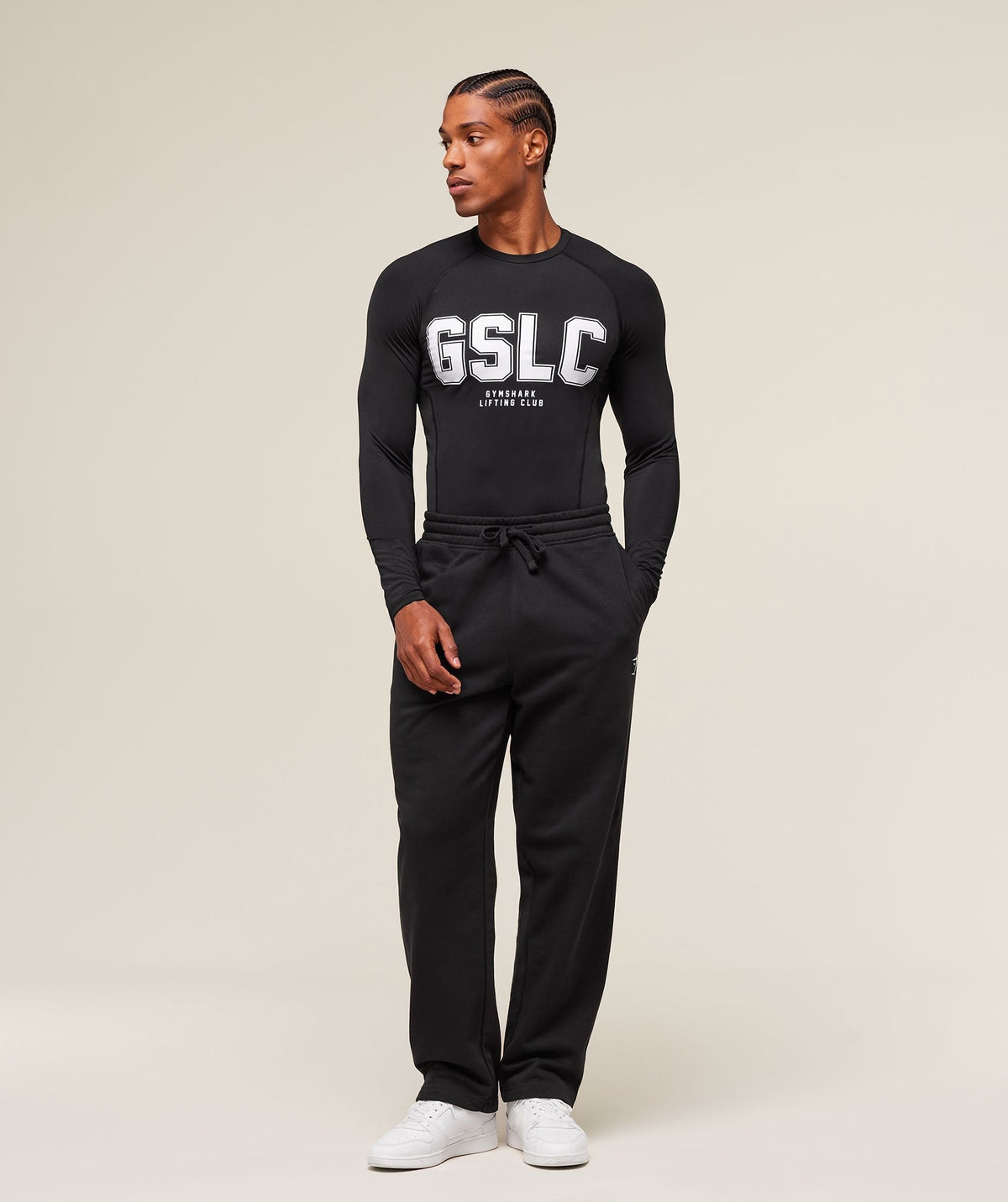 Gymshark GSLC Baselayer Long Sleeve Tee - Black