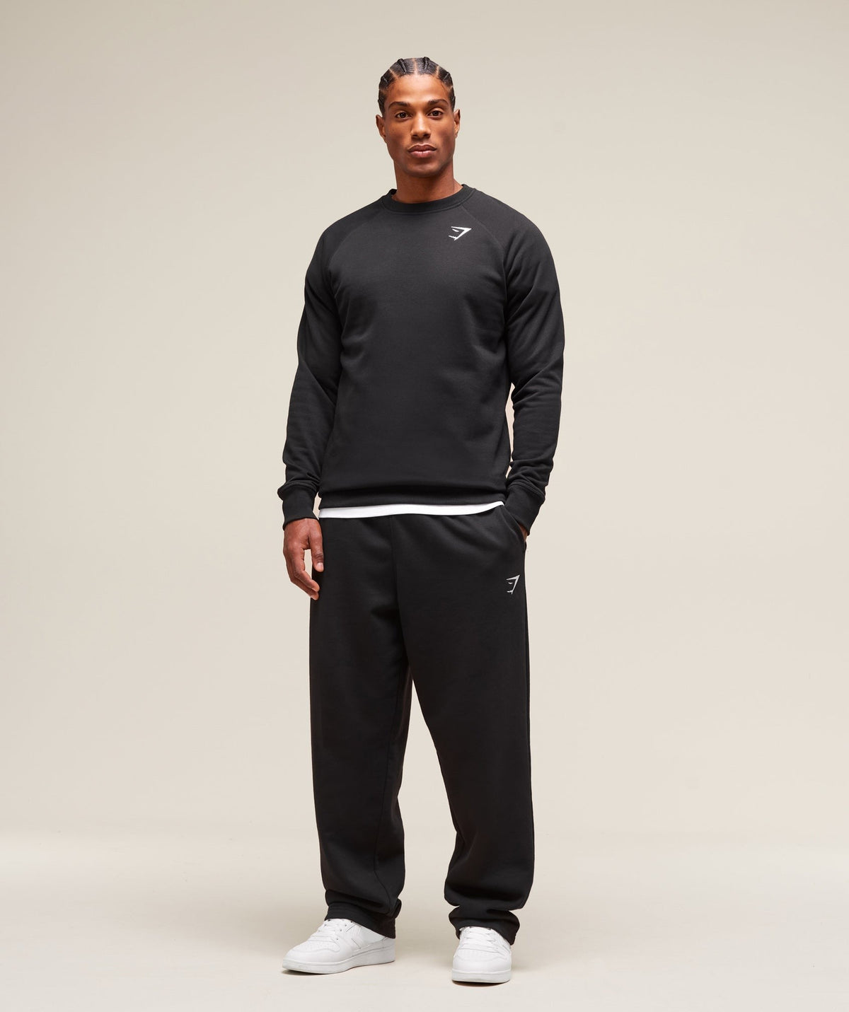 Gymshark Crest Crew - Black