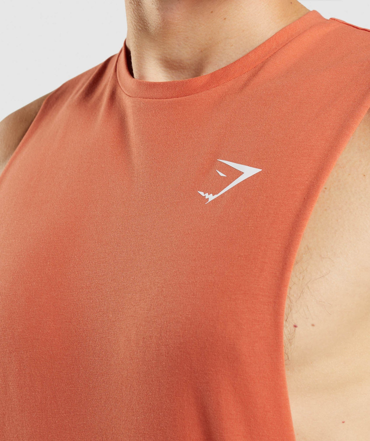 Gymshark Critical Drop Arm Tank - Clay Orange
