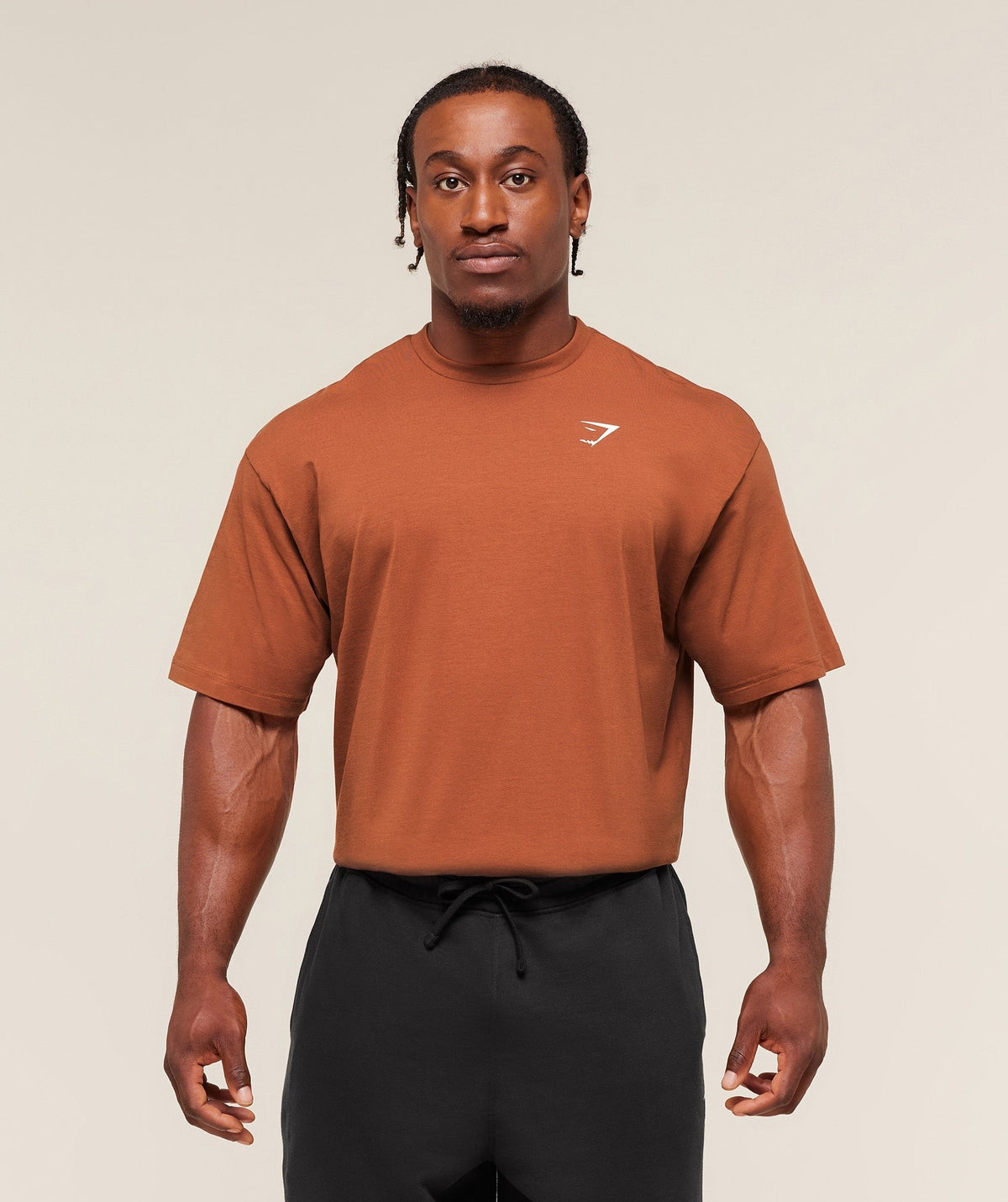 Gymshark Essential Short Sleeve Tee - Spiced Brown