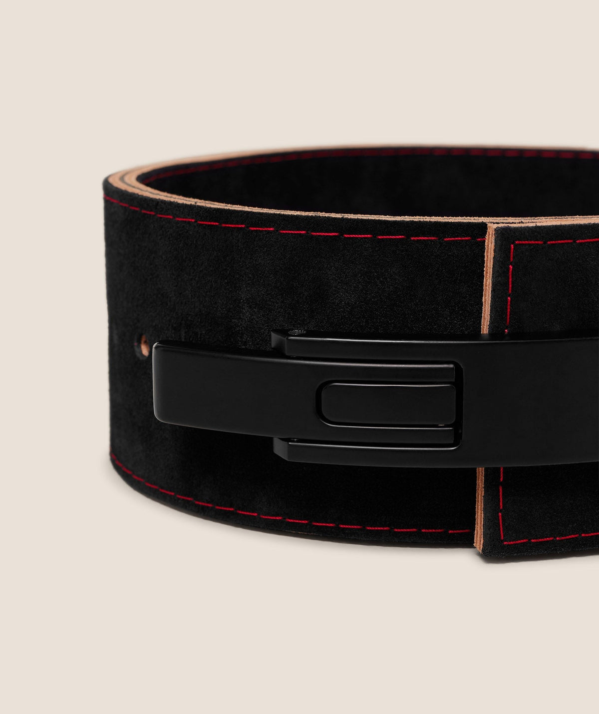 Gymshark Lever Belt - Black/Carmine Red