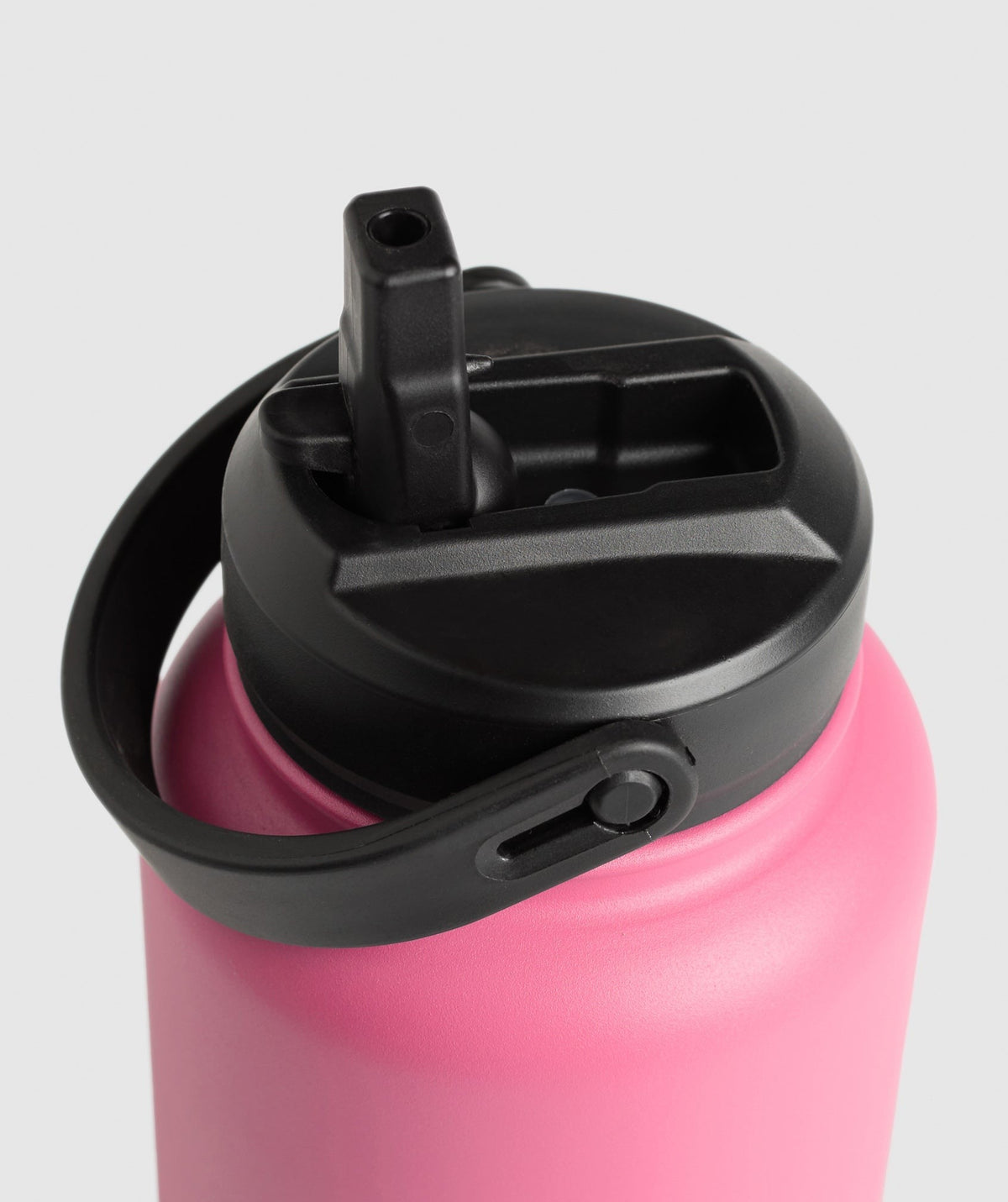 Gymshark Metal Insulated Straw Bottle 1L - Sunset Pink