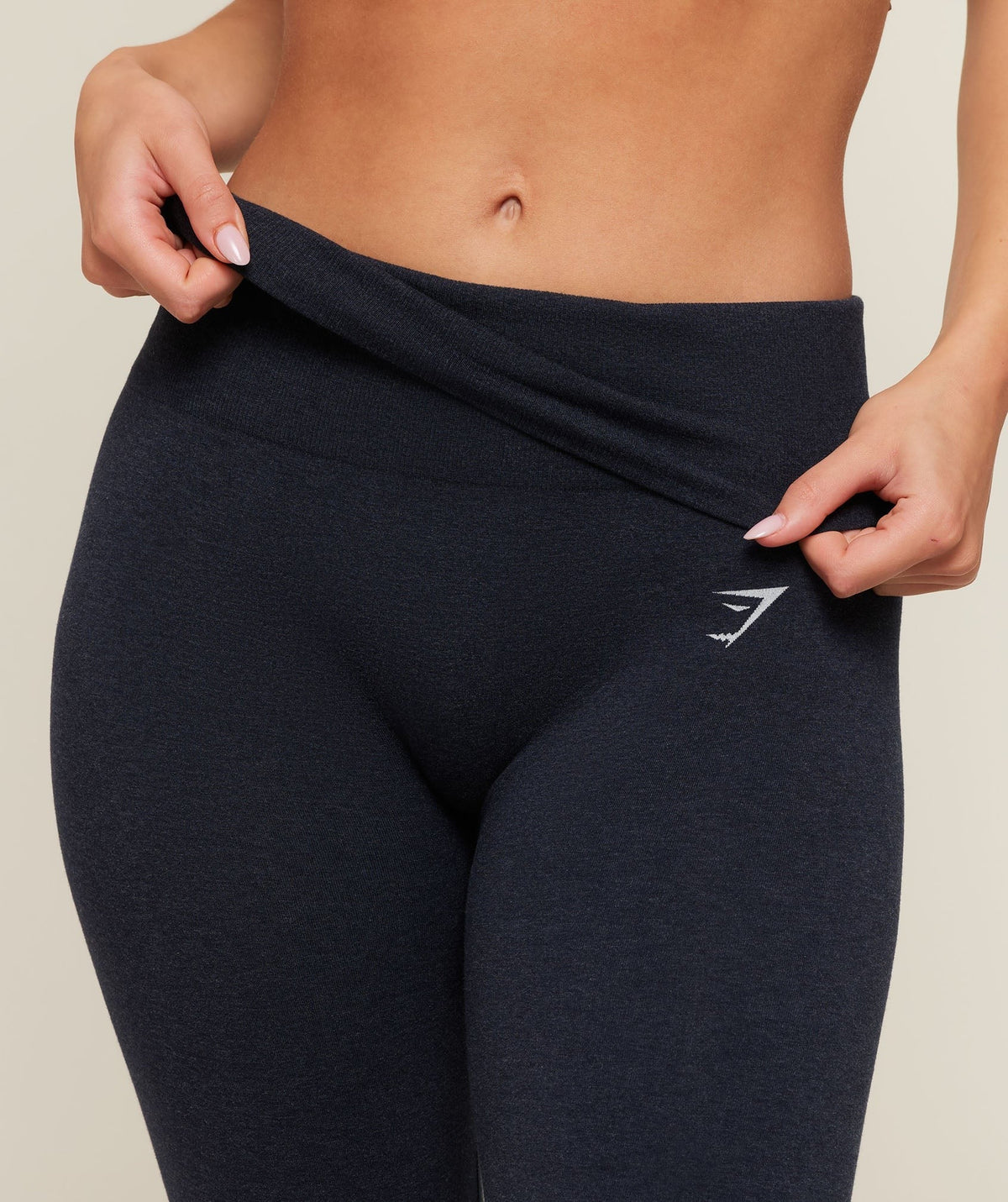 Gymshark CottonMoveTM Leggings - Deep Blue Marl