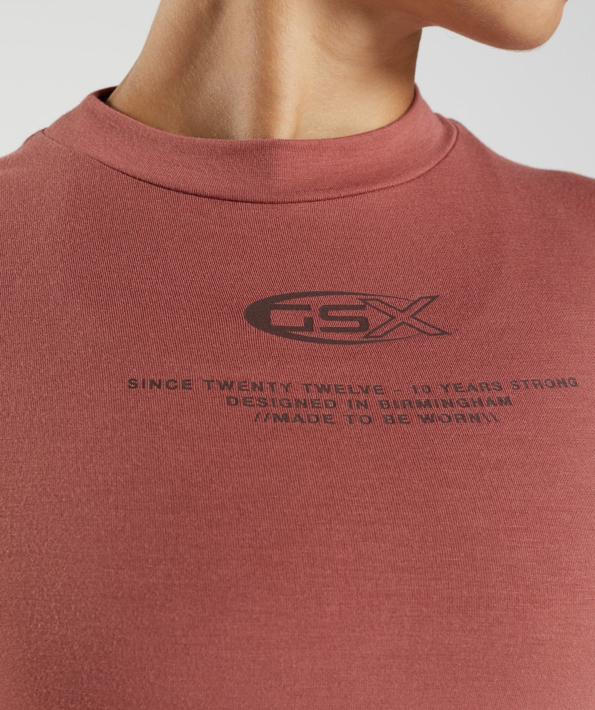 Gymshark GS 10 Year Tee - Brown