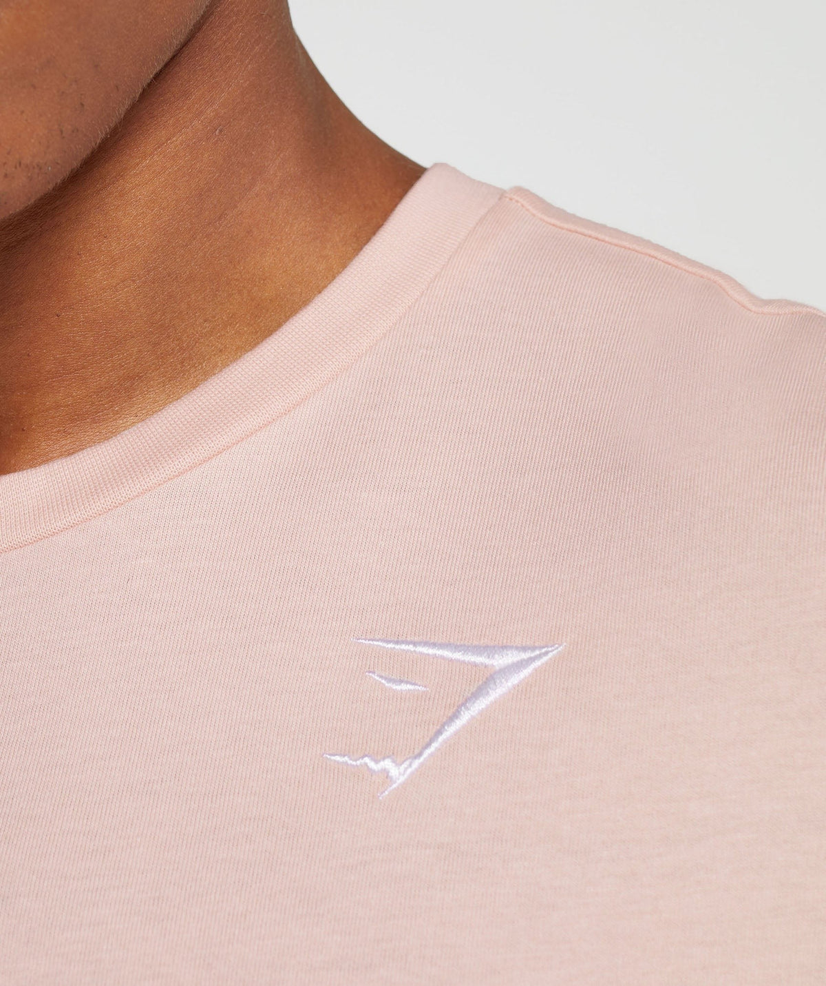 Gymshark Crest Tee - Misty Pink
