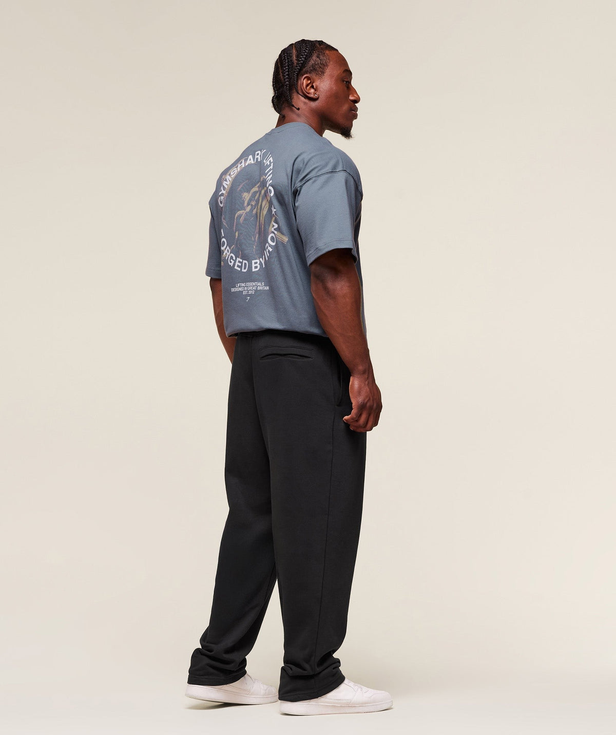 Gymshark Forged By Iron Tee - Iron Blue