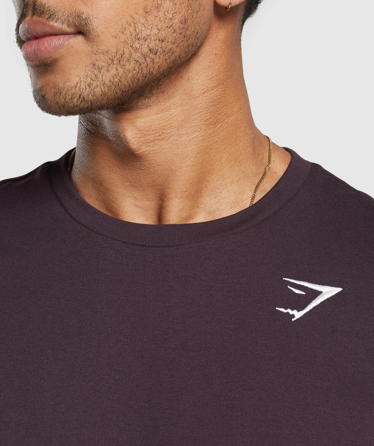 Gymshark Crest Tee - Plum Brown