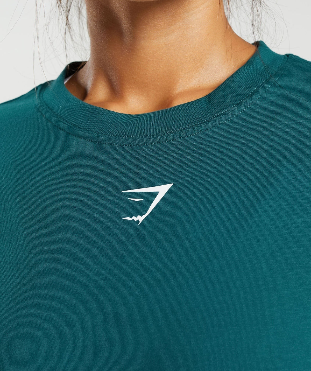 Gymshark Fraction Oversized Tee - Deep Teal