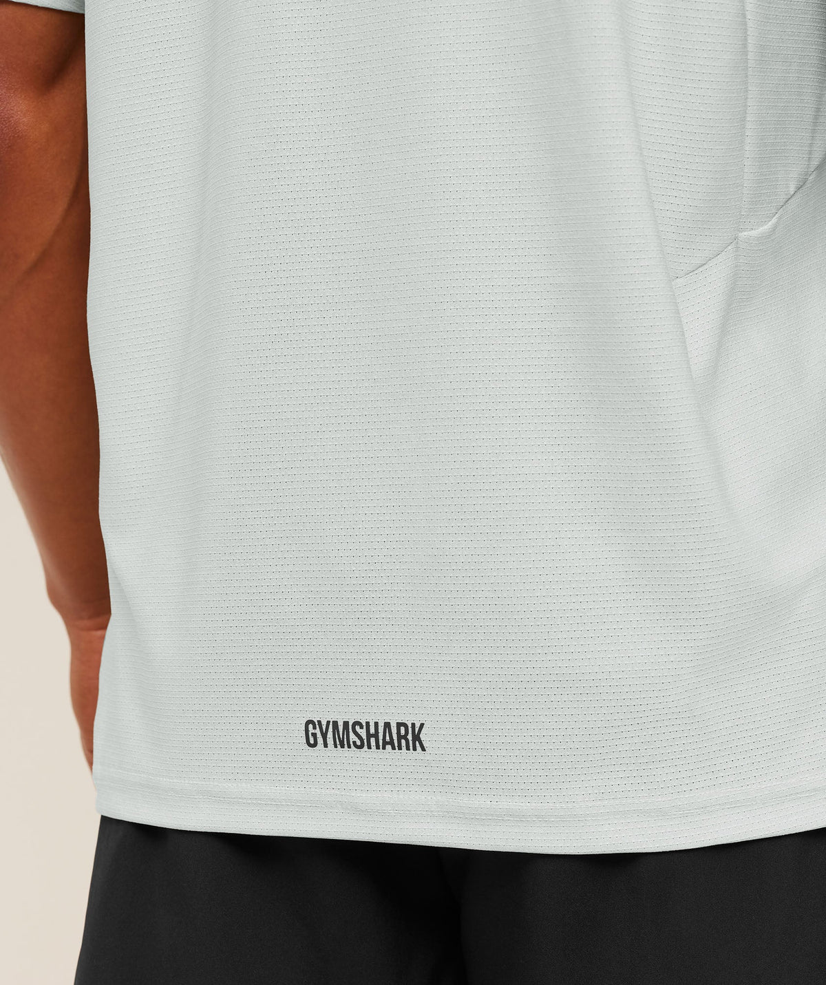 Gymshark Weekend Tee - Light Grey/White