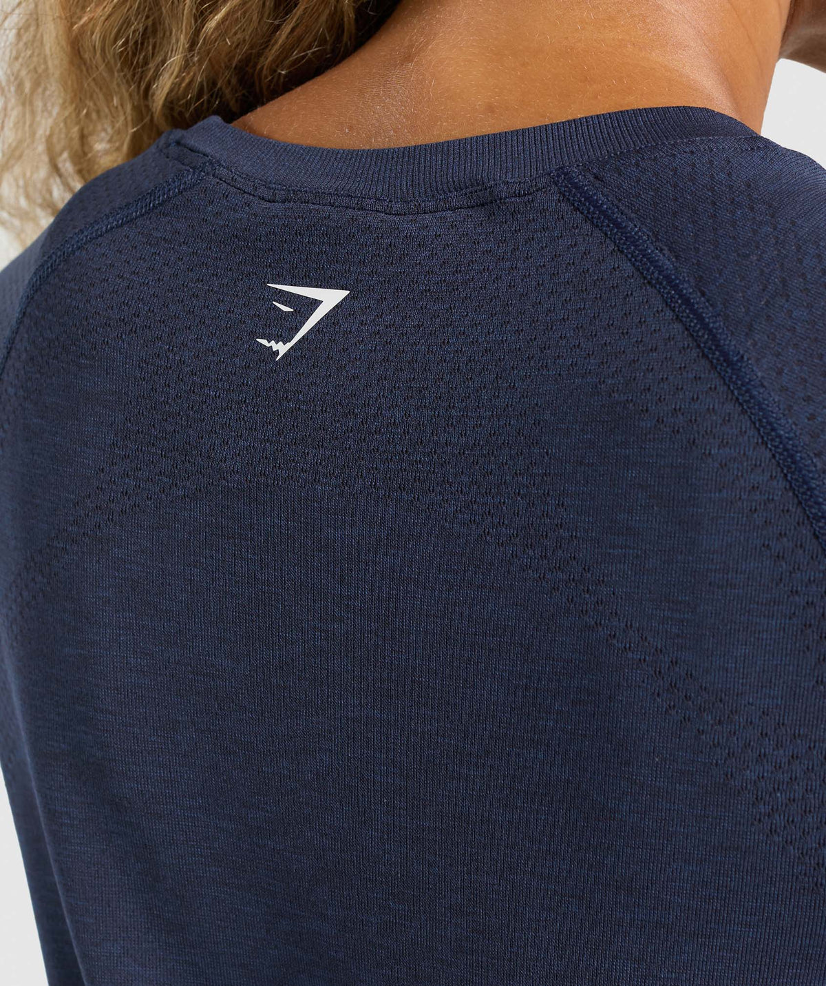 Gymshark Vital Seamless 2.0 Light Tee - Heavy Blue/Marl