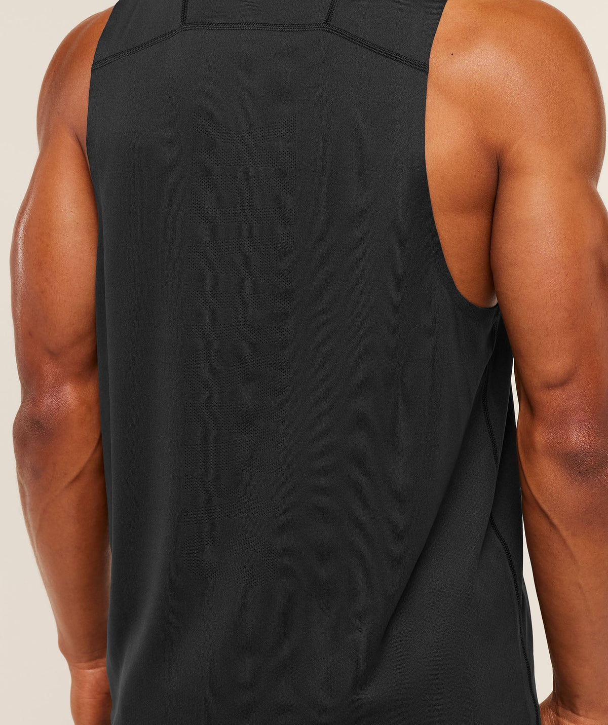 Gymshark Hybrid Engineered Jacquard Tank - Black