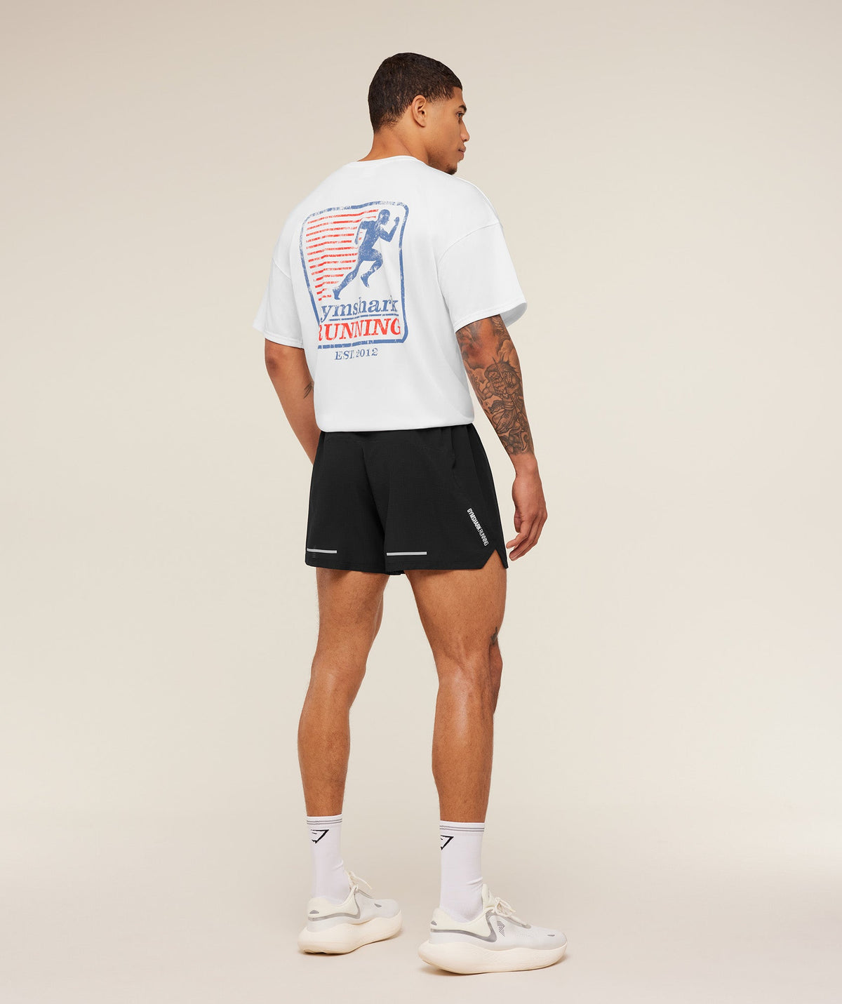 Gymshark Run Club Graphic Tee - White