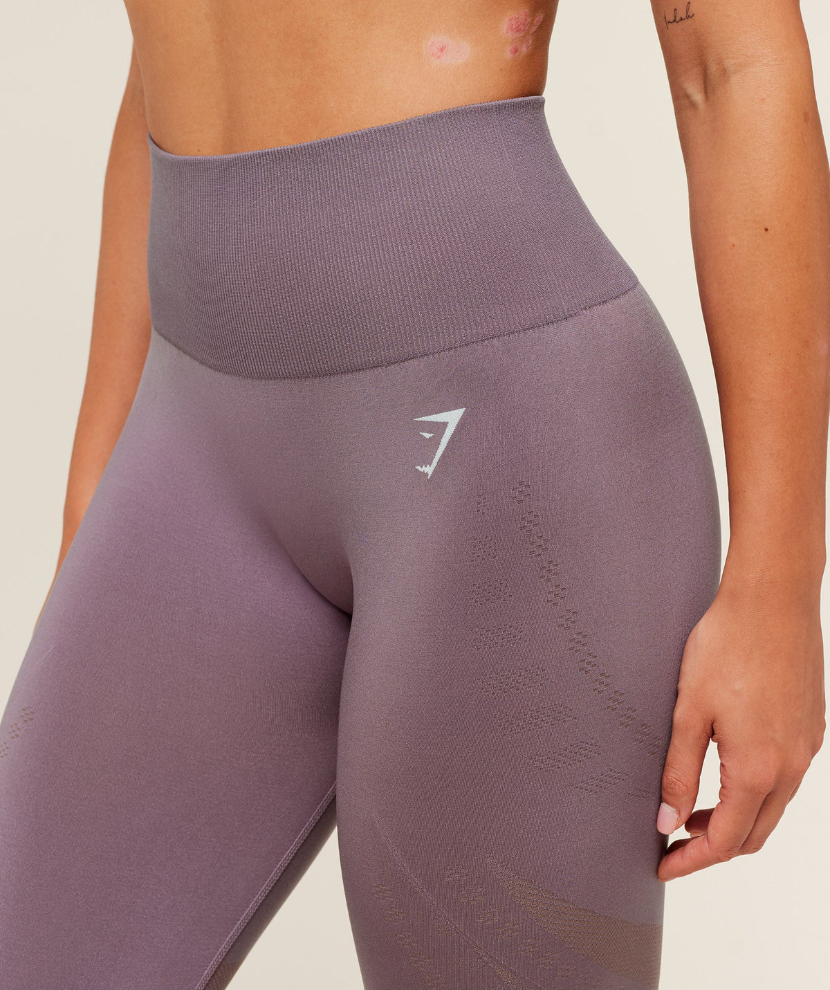 Gymshark Running Seamless Legging - Dusk Purple/Walnut Mauve