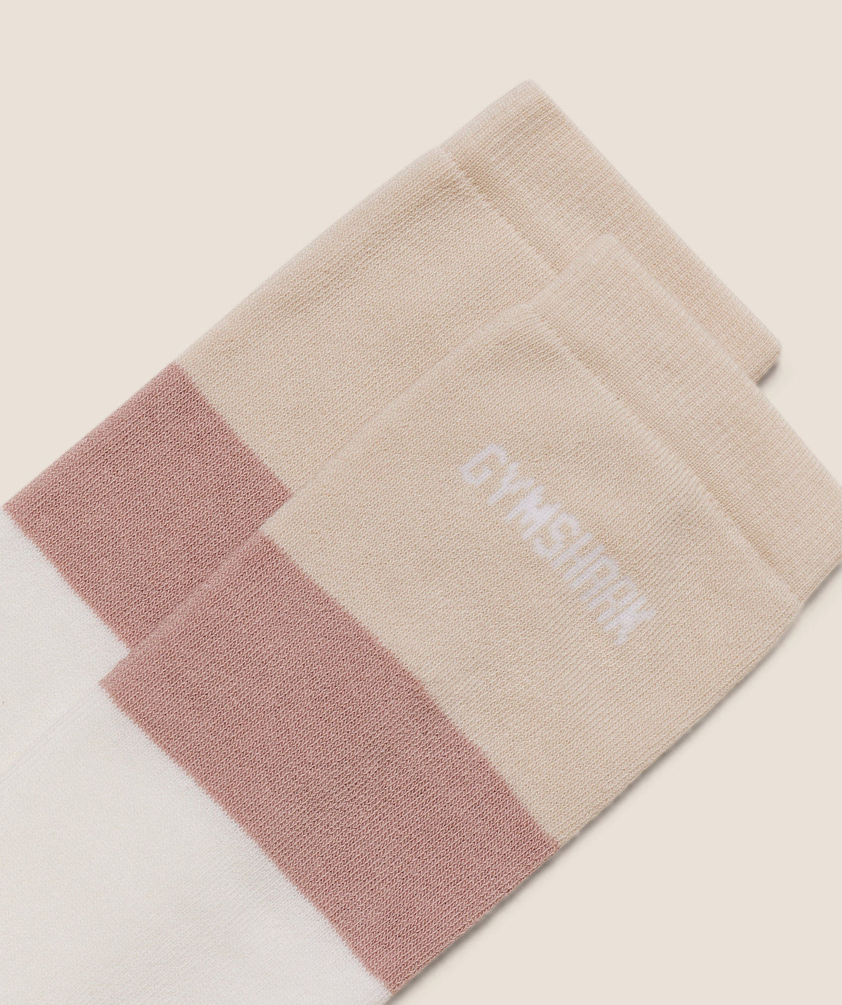 Gymshark Slouch Socks - Soft White