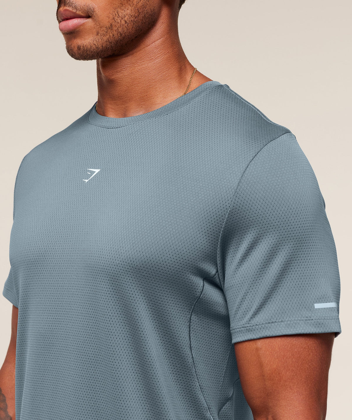Gymshark Running Tee - Iron Blue
