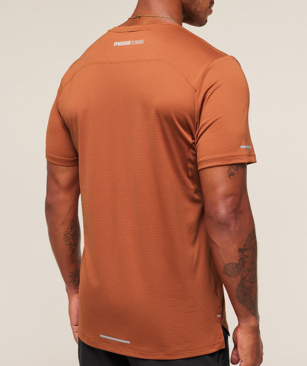 Gymshark Running Tee - Spiced Brown
