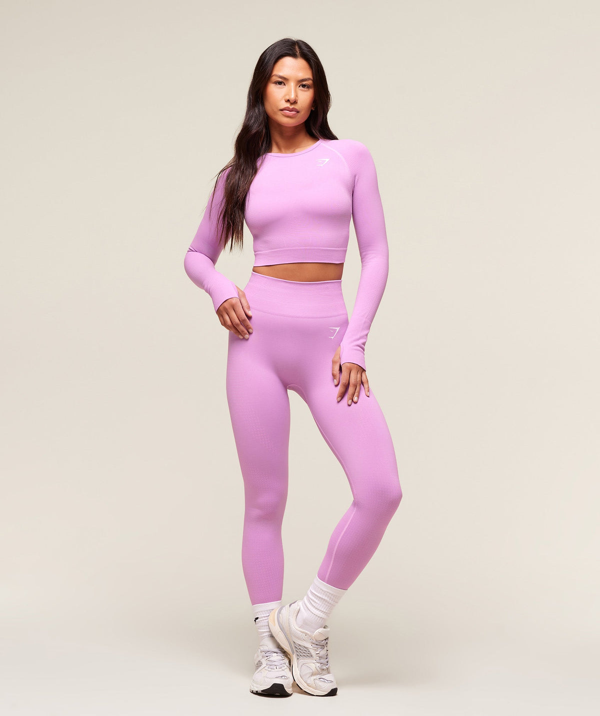 Gymshark Vital Crop Top - Sour Pink/Marl